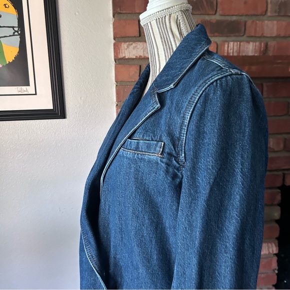 Madewell Denim Blazer in Deardoff Wash Sz L - Picture 8 of 10
